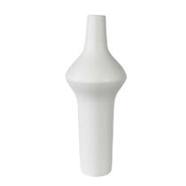 Vaso Decorativo Finos Traços Modernos Ceramica Branco Luxo