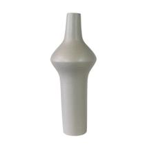 Vaso Decorativo Finos Traços Modernos Ceramica Cinza Luxo