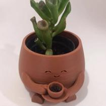 Vaso Decorativo Fofo para Cactus e Suculenta Mini vaso Criativo Expressões Vaso Decorativo Fofo para Cactus e Suculenta Mini vaso Criativo Expressões