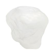 Vaso decorativo formas em vidro branco p 31x35x25cm Vaso decorativo formas em vidro branco p 31x35x25cm