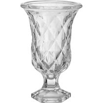 Vaso Decorativo Full Diamond Eco Transparente Cristal 29x18x18cm