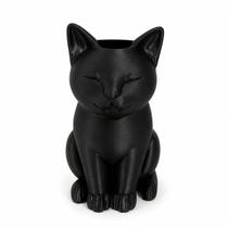 Vaso Decorativo Gatinho em PLA 3D Porta Planta 15cm -