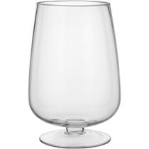 Vaso Decorativo Gia Transparente Vidro 26x18x18cm Vaso Decorativo Gia Transparente Vidro 26x18x18cm