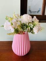 Vaso Decorativo Gominhos Para Flores Naturais e ou Artificiais Plástico Decoração Sala Centro de Mesa Quarto Escritório Rack Vaso Decorativo Gominhos Para Flores Naturais e ou Artificiais Plástico Decoração Sala Centro de Mesa Quarto Escritório Rack