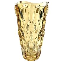 Vaso Decorativo Halley Âmbar em Vidro 13x24cm Vaso Decorativo Halley Âmbar em Vidro 13x24cm