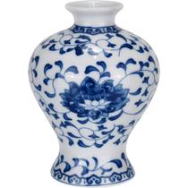 Vaso Decorativo Home&Co 11x8x8cm Cerâmica Azul Decoração para Flores Sala Estante e Casa Vaso Decorativo Home&Co 11x8x8cm Cerâmica Azul Decoração para Flores Sala Estante e Casa
