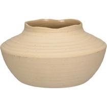 Vaso Decorativo Home&Co 13x20cm Cerâmica Bege Enfeite Decoração para Flores Sala e Mesa Vaso Decorativo Home&Co 13x20cm Cerâmica Bege Enfeite Decoração para Flores Sala e Mesa