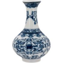 Vaso Decorativo Home&Co 13x8x8cm Cerâmica Azul para Flores Enfeite Decoração Sala e Quarto Vaso Decorativo Home&Co 13x8x8cm Cerâmica Azul para Flores Enfeite Decoração Sala e Quarto