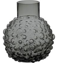 Vaso Decorativo Home&Co 18x16x16cm Vidro Cinza Enfeite para Flores Decoração Sala e Ambiente Vaso Decorativo Home&Co 18x16x16cm Vidro Cinza Enfeite para Flores Decoração Sala e Ambiente