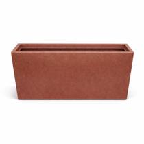 Vaso Decorativo Jardineira Floreira Luxo Moderna Grande com Prato 80 Cm Cor:Marrom Vaso Decorativo Jardineira Floreira Luxo Moderna Grande com Prato 80 Cm Cor:Marrom