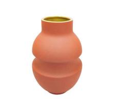 Vaso Decorativo Maior Redondo Salmão Contemporaneo Luxo