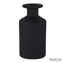 Vaso Decorativo Médio em Cerâmica Preto Vaso Decorativo Médio em Cerâmica Preto
