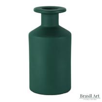 Vaso Decorativo Médio em Cerâmica Verde Musgo