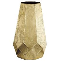 Vaso Decorativo Metal 33cmx21cm Mart Collection Dourado