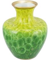 Vaso Decorativo Midori Home&Co 24x19x19cm Cerâmica Verde Decoração para Flores Sala Estante e Casa Vaso Decorativo Midori Home&Co 24x19x19cm Cerâmica Verde Decoração para Flores Sala Estante e Casa
