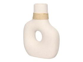 Vaso Decorativo Mikonos Cilíndrico De Mesa Para Plantas E Flores Luxo