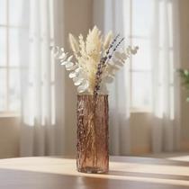 Vaso Decorativo Multiuso De Mesa Redondo Para Flores E Plantas Em Vidro Vaso Decorativo Multiuso De Mesa Redondo Para Flores E Plantas Em Vidro