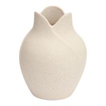Vaso Decorativo Multiuso Em Cerâmica Bege Design Boho Chic