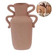 Vaso Decorativo Multiuso Em Cerâmica Rose Estilo Rústico Industrial E Boho Chic