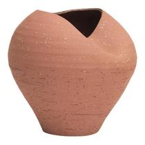 Vaso Decorativo Multiuso Em Terracota Com Design Orgânico Vaso Decorativo Multiuso Em Terracota Com Design Orgânico