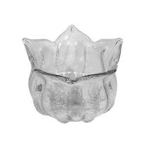 Vaso Decorativo Murano Italiano Ponta Sextavada Luxo