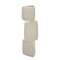 VASO DECORATIVO OFFWHITE EMPILHADO 48,5cm - Espressione VASO DECORATIVO OFFWHITE EMPILHADO 48,5cm - Espressione