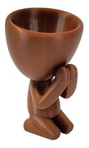 Vaso Decorativo Orando Rezando Robert Plantas Suculentas Bronze 13 cm