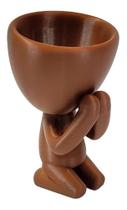 Vaso Decorativo Orando Rezando Robert Plantas Suculentas Bronze