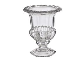 Vaso Decorativo Para Flores Cristal Transparente Enfeite de Mesa Estante Design Moderno