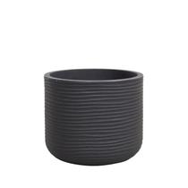 Vaso Decorativo para Jardim Lagoon 33 Preto/Chumbo