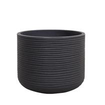 Vaso Decorativo para Jardim Lagoon 44 Preto/Chumbo