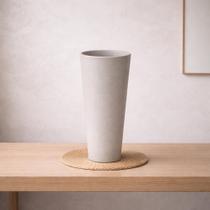 Vaso decorativo para plantas e flores centro de mesa arranjos florais mini ibiza 30cm em polietileno
