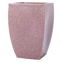 Vaso Decorativo para Plantas Quadrado Apolo 45 pedra