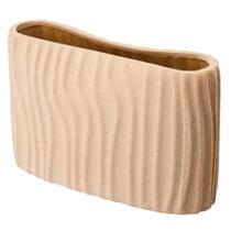 Vaso Decorativo Para Sala Plantas Bege Cerâmica Rafimex