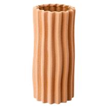 Vaso Decorativo Para Sala Plantas Marrom Cerâmica Rafimex