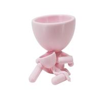 Vaso Decorativo Para Suculentas Dia das Mães Com Bebê e Mamadeira