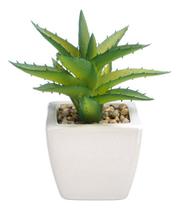 Vaso Decorativo Planta Artificial Vasinho Cerâmica Presente Enfeite Sala Mesa Varanda Vaso Decorativo Planta Artificial Vasinho Cerâmica Presente Enfeite Sala Mesa Varanda