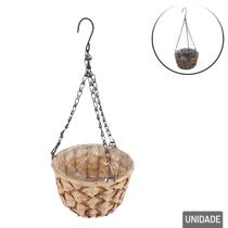 Vaso Decorativo Plástico 14cm com Corrente Colors - Tudo em Caixa Vaso Decorativo Plástico 14cm com Corrente Colors - Tudo em Caixa