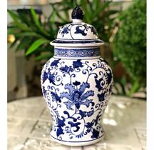 Vaso Decorativo Porcelana Chinesa ul E Branca 29X16