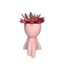 Vaso Decorativo Robert Plant P/ Banheiro E Suculenta