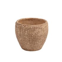 Vaso Decorativo Tramado em Cimento Marrom 13cm CS0012 BTC Vaso Decorativo Tramado em Cimento Marrom 13cm CS0012 BTC