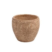 Vaso Decorativo Tramado em Cimento Marrom 15cm CS0011 BTC Vaso Decorativo Tramado em Cimento Marrom 15cm CS0011 BTC