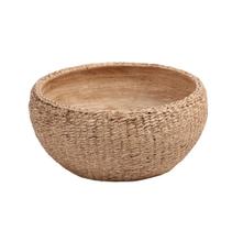 Vaso Decorativo Tramado em Cimento Marrom 22x22x10cm BTC Vaso Decorativo Tramado em Cimento Marrom 22x22x10cm BTC