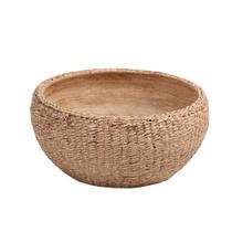 Vaso Decorativo Tramado em Cimento Marrom 8cm CS0010 BTC Vaso Decorativo Tramado em Cimento Marrom 8cm CS0010 BTC