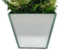 Vaso Decorativo Triângular Espelhado