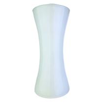 Vaso Decorativo Vidro Julieta Escritório Flores Artificiais Estilo Racks Médio Cor Branco Sala Casa 07-80259