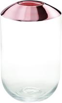 Vaso Decorativo Vidro Rose 22,5x14CM 09374 Mart Collection