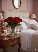 Vaso Delta Vidro 18x14cms Transparente para arranjo Decoração Casa Flor