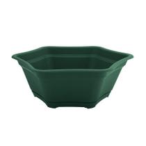 Vaso Desli para Suculenta/Bonsai com Prato Verde Vaso Desli para Suculenta/Bonsai com Prato Verde