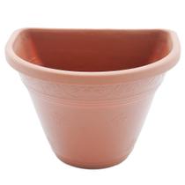 Vaso Desli Vicenza Para Parede Marrom - Tamanho 1